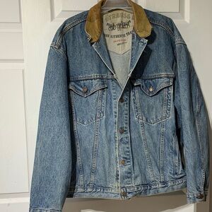 Levi's Denim Jacket with Brown Collar